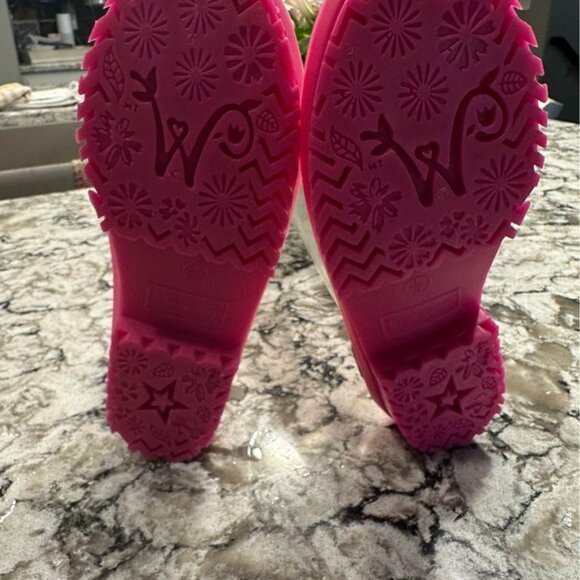 American Girl Doll - Size 1/2 Peek-A-Boo Wellies with Scok Set - Picture 4 of 5